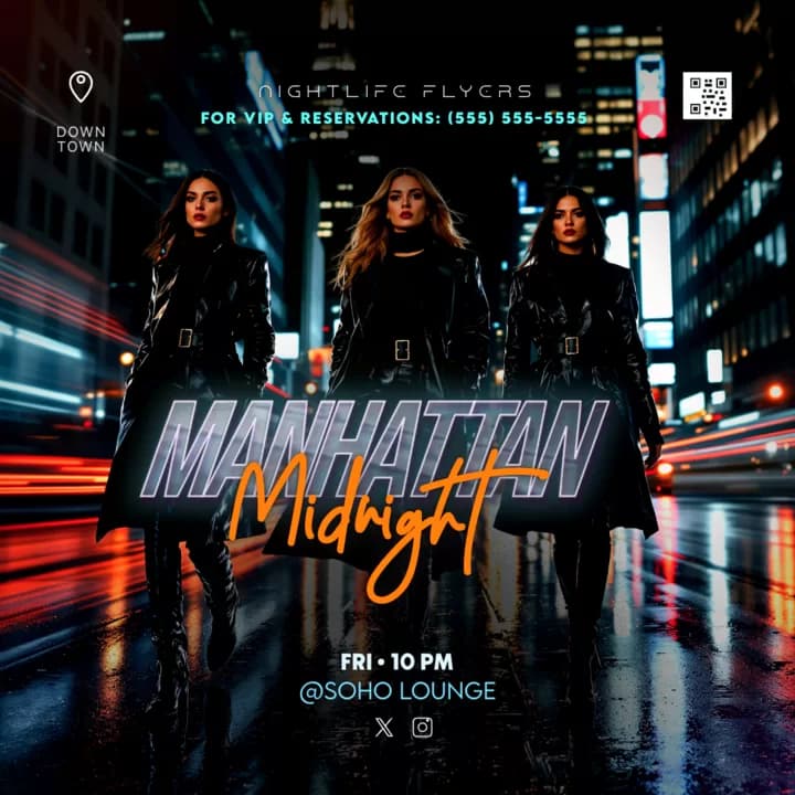 New York Flyer Template rendered flyer preview