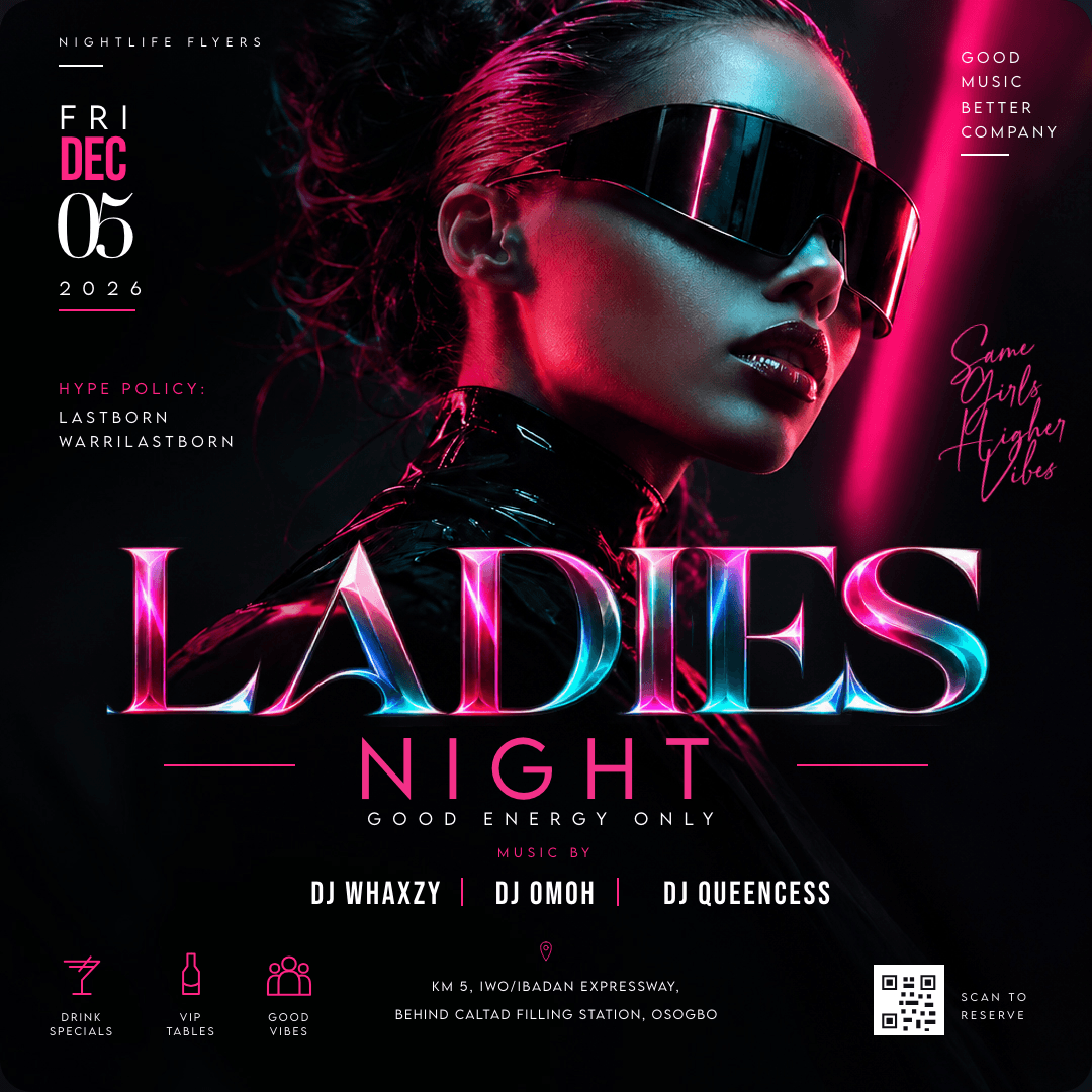 Ladies Night Flyer Template preview
