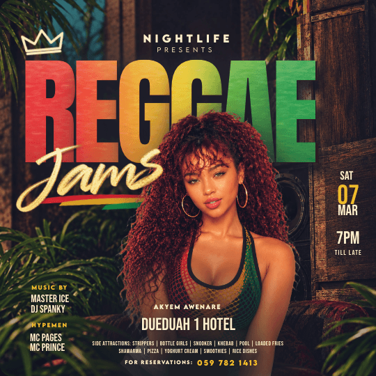Reggae Jams Flyer Template preview
